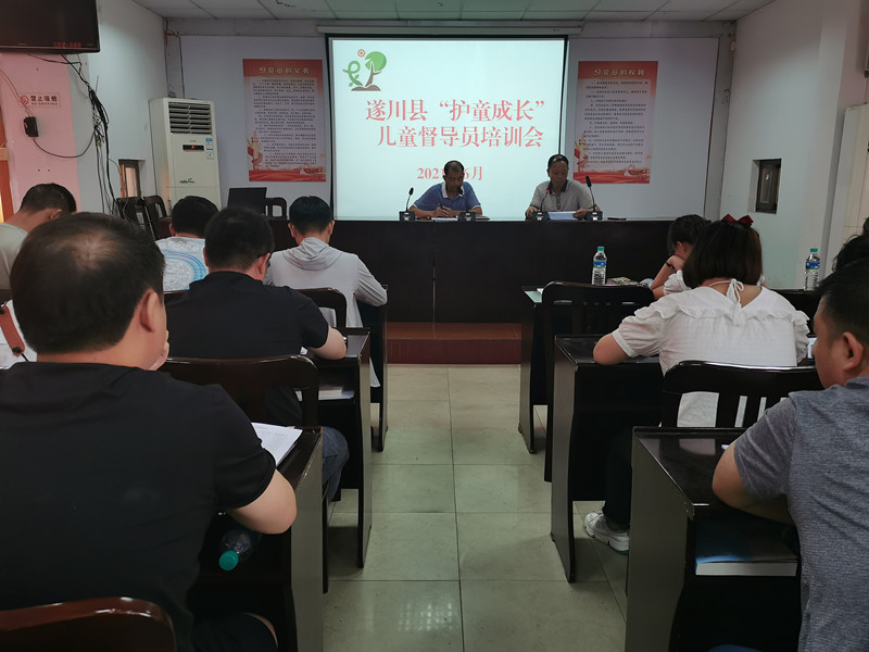 江西遂川：“护童成长”儿童督导员培训(图1)