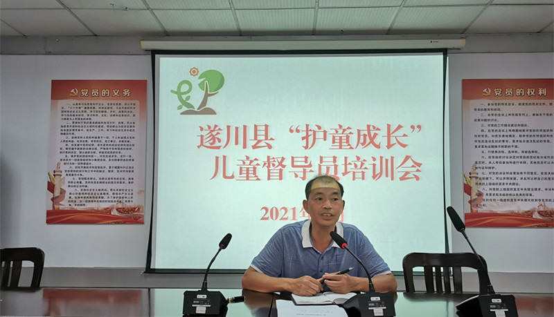 江西遂川：“护童成长”儿童督导员培训(图2)